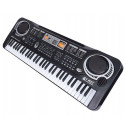 Kiddyz PI4 2in1 Electronic piano & 61 key bandstand Music Sound Machine with microphone Black