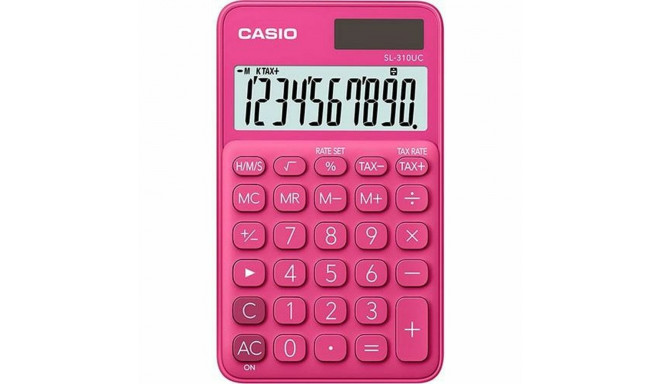 Calculator Casio SL-310UC-RD Red Plastic 7 x 0,8 x 11,8 cm