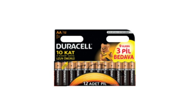 Duracell AA | MN1500 Alkaline LR6 1.5V patareid (12tk) (EU blister)