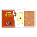 Modiano Texas Hold Em Jumbo Index Playing Cards (Brown)