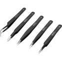 KNIPEX Universal Tweezer Set, ESD 5pcs