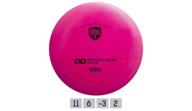 Discgolf DISCMANIA Distance Driver S-LINE DD Pink 11/6/-3/2