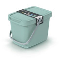 WASTE BIN SOFT GREEN 6L