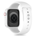 TECH-PROTECT SILICONE APPLE WATCH 4 / 5 / 6 / 7 / 8 / 9 / SE / ULTRA 1 / 2 (42 / 44 / 45 / 49 MM) WH