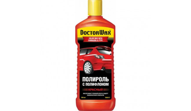 Цветная полироль с полифлоном. Красный 300ml