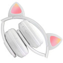 Bemi B39 Noise Cancell Kids Cat Bluetooth Wireless Headset FM Radio / MP3 Mico SD and Phone call Whi