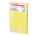 Note paper 75x125mm ERICH KRAUSE lined yellow 100 sheets