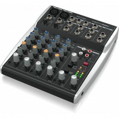 Behringer Xenyx 802S 2 kanalit must, hõbedane