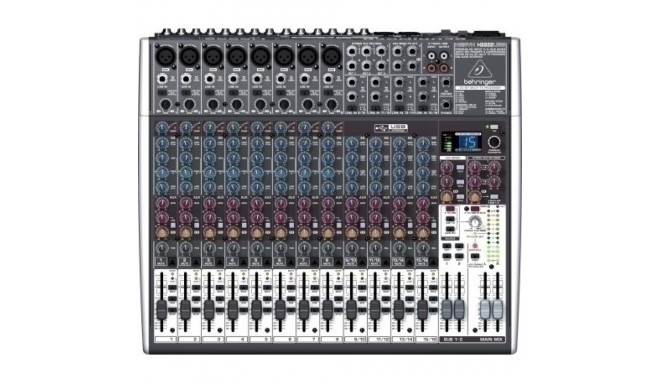 Behringer QX2222USB audio mixer 22 channels