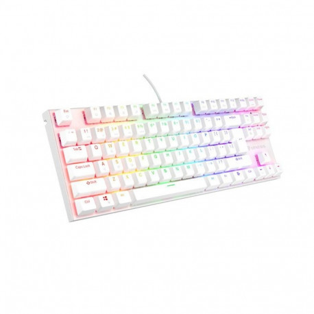 THOR 303 mehaaniline mänguklaviatuur juhtmega US valge USB Type-A Outemu Peach Silent