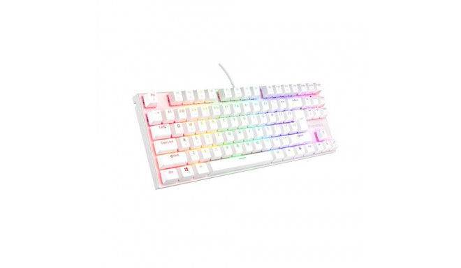 THOR 303 | Mechanical Gaming Keyboard | Wired | US | White | USB Type-A | Outemu Peach Silent