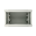 Extralink Rackmount cabinet 6U 600x450 ASP Gray wall mounted, metal door