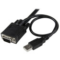 2PORT CABLE KVM WITH VGA USB/AND REMOTE SWITCH BUTTON