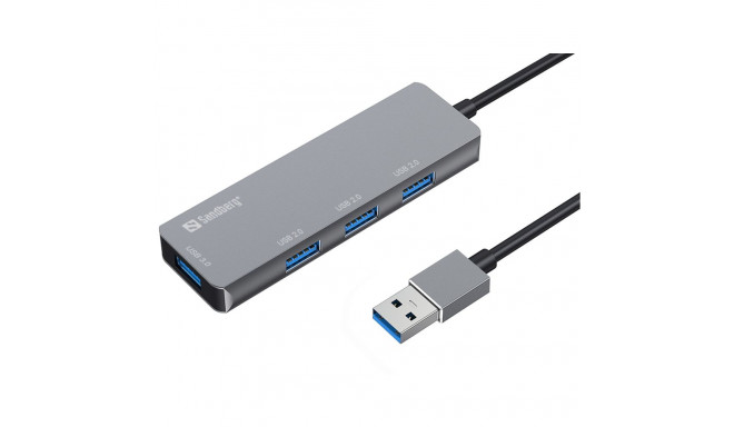 Sandberg 333-67 USB-A Hub 1xUSB3.0+3x2.0 SAVER