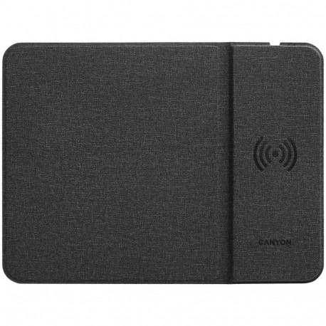 CANYON MP-W5, Mouse Mat with wireless charger, Input 5V/2A,9V2A Output 5W/7.5W/10W, 324*244*6mm, USB