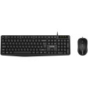 CANYON SET-1 EN Keyboard+Mouse Wired Black