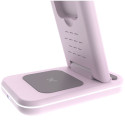 CANYON wireless charger WS-304 15W 2in1 Iced Pink