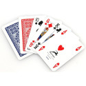 ''98'' Poker Cards 2 Deck Set Modiano Limited Edition Box (Red & Blue)