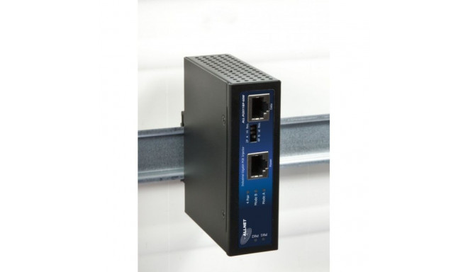 "Z ALLNET PoE Injektor Industrial Gigabit / PoE af/at & PoE 60 W(Microsemi) (15,4W/30W/60W) / DIN / 