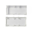 "ALLNET BrickRknowledge Kunststoffschale 2x1 transparent oben und unten 10er Pack"