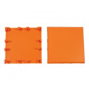 "ALLNET BrickRknowledge Kunststoffschale 2x2 orange oben und unten 10er Pack"