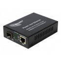 "Z ALLNET Medienkonverter PoE (15,4W/30W) auf 1000BASE-SX/LX Single-/ Multimode SFP Mini-GBIC Anschl