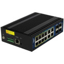 "12+4P ALLNET ALL-SGI8016PM POE+ M industrial"