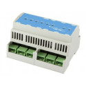 "ALLNET MSR IO ALL3527B HUT / 6fach 250V/16A Relais Ausgang I2C"