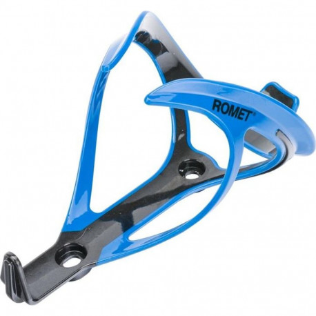 Romet Plastic bottle cage CL-110 blue-black reinforced with carbon