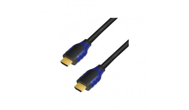Logilink | HDMI kõrglahutusega kaabel koos Ethernetiga | Must | HDMI tüüp A isane | HDMI tüüp A isan