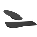 MOUSE PAD WRIST REST NATEC CHIPMUNK 2-IN-1 ERGONOMIC SET BLACK FOAM FILLING