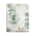 BEDSPREAD PRINTED 220X240 CM LEAVES