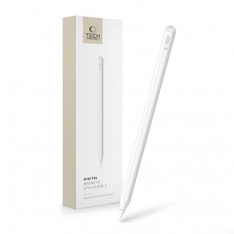 TECH-PROTECT DIGITAL MAGNETIC STYLUS PEN ”2” IPAD WHITE