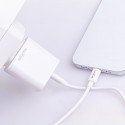 Maxlife MXTC-06-20AC PD QC charger 1x USB-C 1x USB 20W white + USB-C - USB-C cable 20W