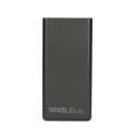 Extralink Powerbank EPB-114 50000 mAh Black Power bank, USB-C