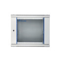 Extralink Rackmount cabinet 9U 600x450 Gray wall mounted