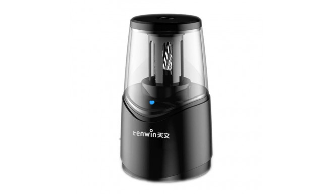 Rechargeable Helical Blade Pencil Sharpener Tenwin 8010-1 micro USB (black)