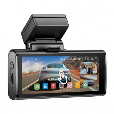 4K front camera, 1080p rear camera and 1080p internal camera Azdome M580, 5GHz WiFi, GPS, G-Sensor +