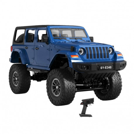 RC remote control car 1_14 Double Eagle (blue) Jeep Crawler Pro E340-003