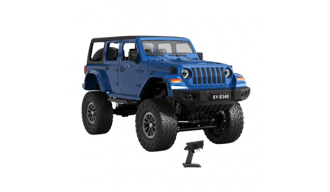 RC remote control car 1_14 Double Eagle (blue) Jeep Crawler Pro E340-003