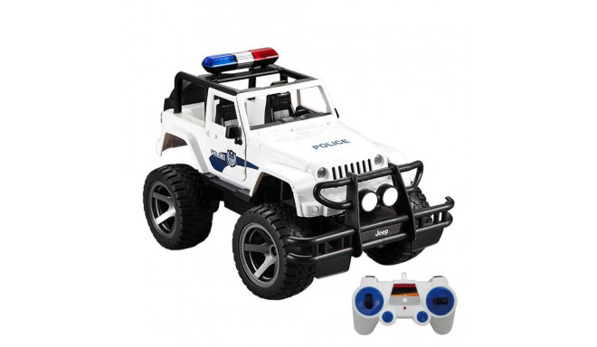 Remote-controlled car 1_12 Double Eagle (white) Jeep (Police) E550-003