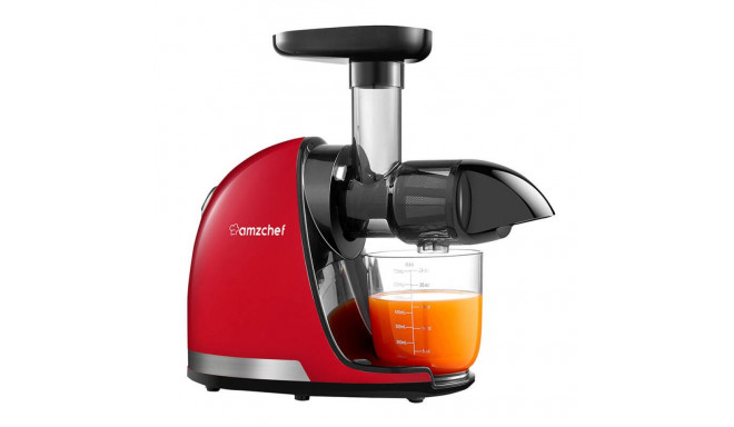 Slow Juicer AMZCHEF 1501-RD (Red)