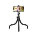 Octopus flexible tripod APEXEL APL-JJ025 with GoPro adapter (black)