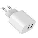 Ładowarka USB-Ax2 2.4A biała Ładowarka USB-Ax2 2.4A biała