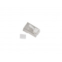 RJ-45 Plug 8P8C cat.6 FTP (100pcs) with a cable and wire guide