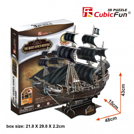 CUBICFUN 3D pusle The Queen Anne´s Revenge