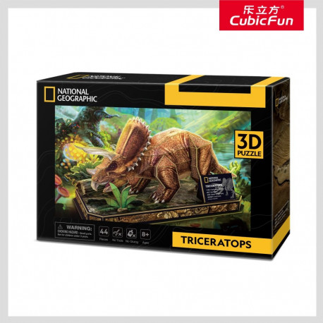 CUBIC FUN National Geographic 3D pusle triceratops