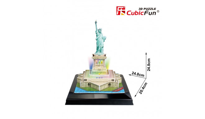 CUBICFUN 3D pusle LEDidega Vabadussammas