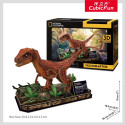 CUBIC FUN National Geographic 3D puzzle Velociraptor