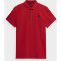 4f Tshirt Polo Red TPTSM039, size S